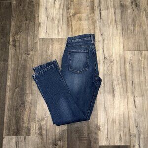 Mott & Bow Womens‎ 28x30 Boyfriend Dark Wash Mid Rise Stretch Jeans